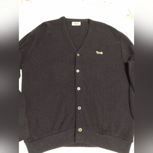 Vintage 70s JC Penney V-Neck Sweater Men's Size M Grandpa Grunge The Fox USA